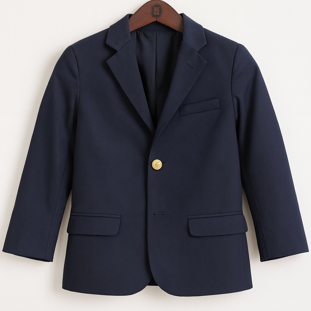 Kitestrings Navy Blue Kids Blazer